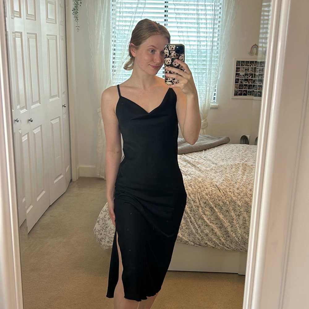 Black Slip Dress